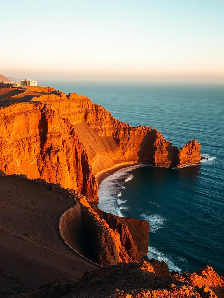 Costa di Gran Canaria al tramonto
